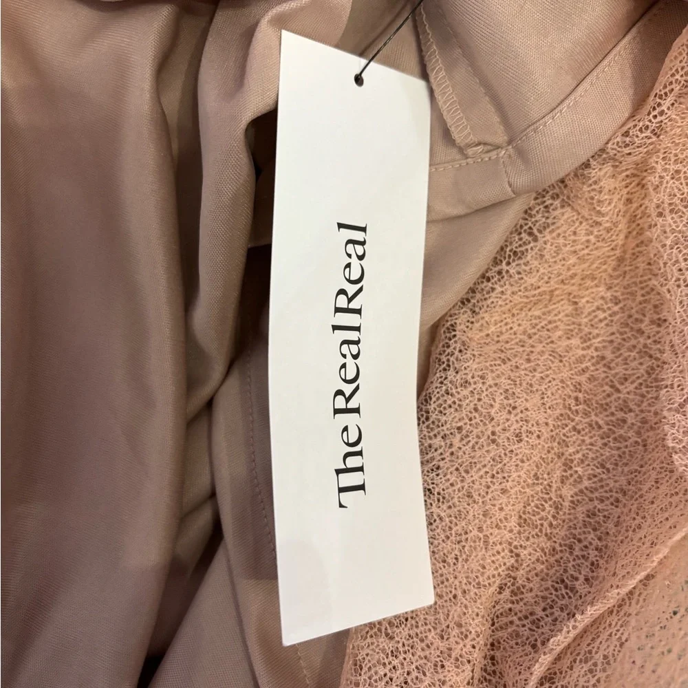 JS Collections Peach Beaded Maxi Gown - Picture 8 of 8